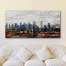 New York Colors Canvas Wall Art