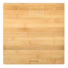 Style Sense Bamboo Bathroom Scale
