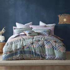 Ophelia Cotton Sateen Quilt Cover Set