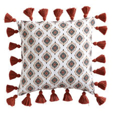 Meekah Square Cotton Sateen Cushion