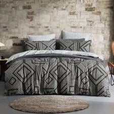 Ashen Cotton Sateen Quilt Cover Set