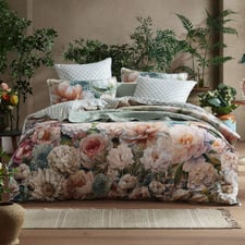 Hydrangea Cotton Sateen Quilt Cover Set