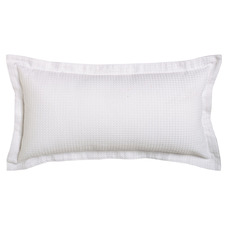 Ascot Waffle Rectangular Cotton-Blend Cushion