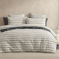 Sycamore Cotton Seersucker Quilt Cover Set