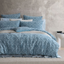 Venice Stonewashed Cotton Jacquard Quilt Cover Set