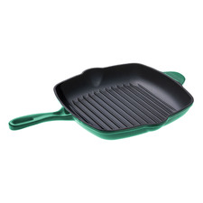 Square 22cm Cast Iron Grill Pan