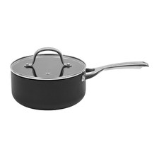 Meteore Non-Stick Saucepan with Glass Lid