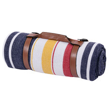 Multi-Colour Stripe Picnic Rug
