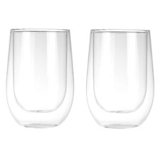 Double Wall 290ml Coffee Glasses (Set of 2)
