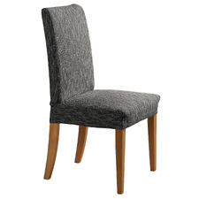 Stretch Faux Linen Dining Chair Cover