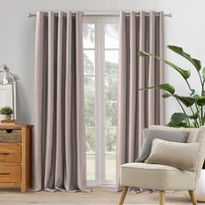 Lynden Blockout Eyelet Curtains (Set of 2)