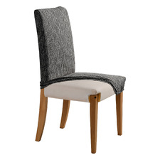 Stretch Faux Linen Dining Chair Covers (Set of 6)