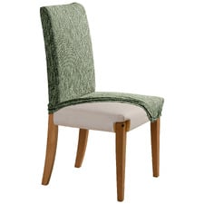 Stretch Faux Linen Dining Chair Covers (Set of 6)