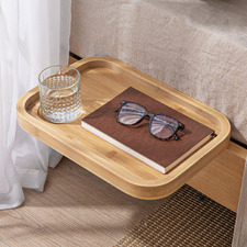 Elaine Bamboo Floating Bedside Table
