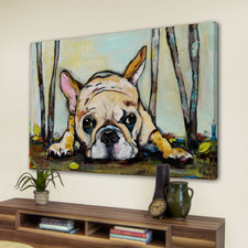 Smushy Art Print on Canvas