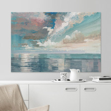 Pastel Sky Stretched Canvas Wall Art