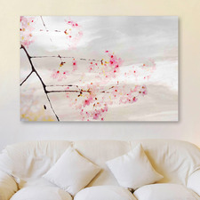 Pink Spring II Art Print on Canvas