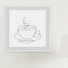 It's Coffee Time Framed Printed Wall Art