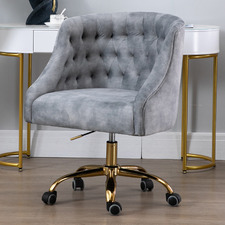 Antoinette Tufted Velvet Office Chair