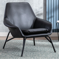Celena Faux Leather Armchair