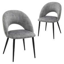 Cressida Velvet Dining Chairs (Set of 2)