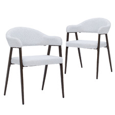 Alexir Boucle Dining Chairs (Set of 2)