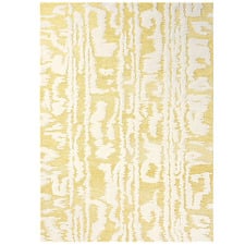 Citron Stripe Waterwave Hand-Tufted Wool Rug