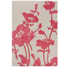 Poppy Floral Hand-Tufted Wool-Blend Rug