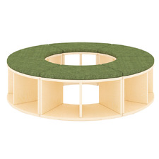 Jooyes Kids' Round Bench & Storage