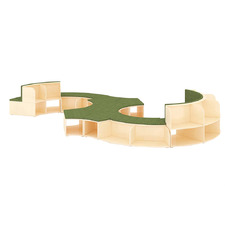Jooyes Kids' 420cm Clara Modular Bench & Storage