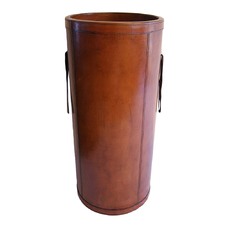 Tan Leather Umbrella Holder