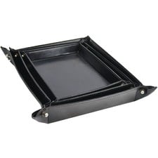 Rectangular Leather Nesting Trays (Set of 3)