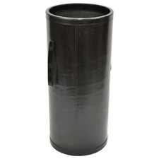 Black Leather Umbrella Holder