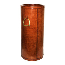 Buffalo Leather Umbrella Holder with Stirrup