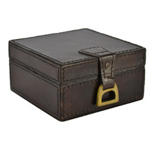 Buffalo Leather Pin Holder with Stirrup