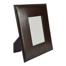 4 x 6" Buffalo Leather Photo Frame