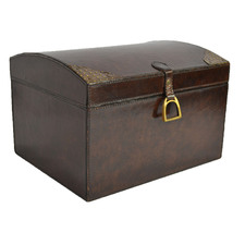 Tapper Leather Box with Stirrup