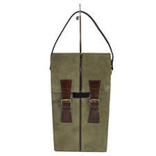 Leather Double Wine Holder