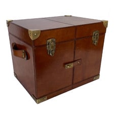 45cm Leather Drink Trunk