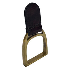 Black Leather Napkin Ring