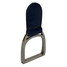 Blue Leather Napkin Ring