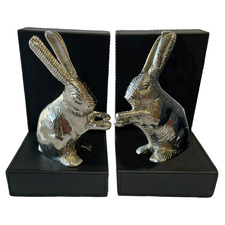 Equestrian Standing Rabbit Bookends (Set of 2)