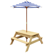 Lifespan Kids Sunrise Sand & Water Picnic Table with Umbrella