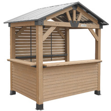 2.7m Igor Cedar Wood Gazebo Bar