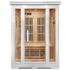 190cm Hestia Hemlock Wood Infrared Sauna