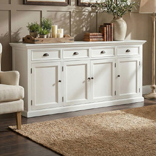 Halifax 4 Drawer Mahogany Wood Sideboard