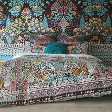Multi-Coloured Parisa Cotton Quilt Cover Set