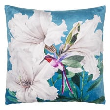 Spring Garden Velvet Cushion
