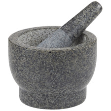 Grey Granite Mortar & Pestle