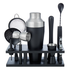 11 Piece Boston Stainless Steel Cocktail Shaker Set